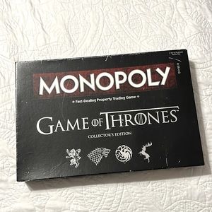 Game of Thrones collector monopoly set.